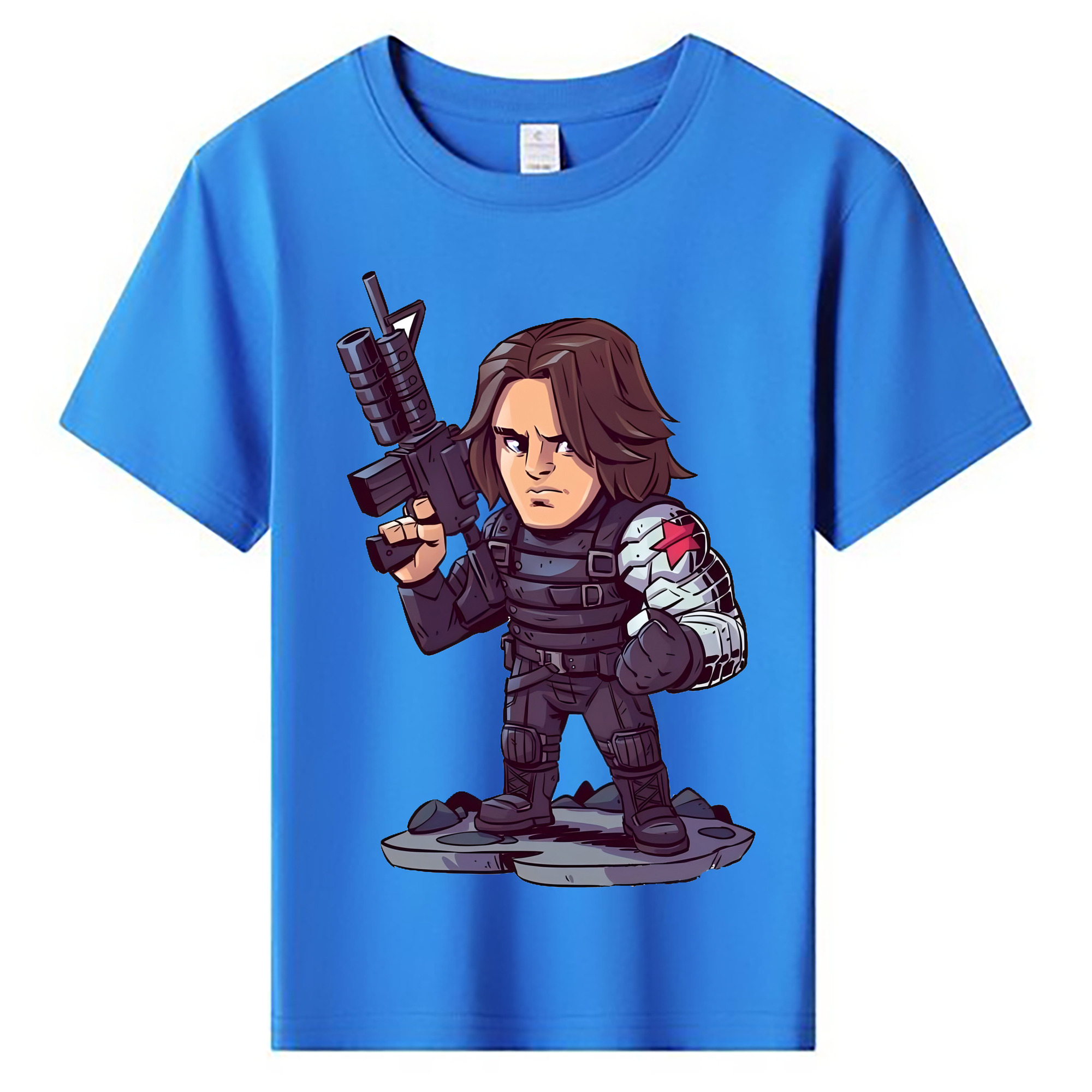 （画像用） アベンジャーズ The Avengers 綿100％キッズTシャツ（フロントプリント）